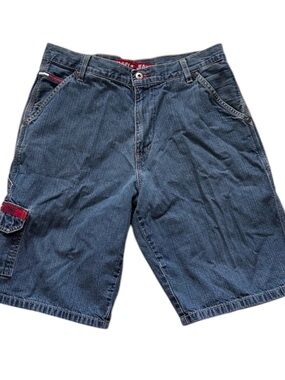 Y2K Tommy Hilfiger Cargo Baggy Denim Shorts